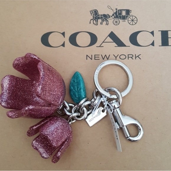 Coach floral keychain - Picture 5 of 6